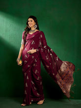Womens Fashion Ethnic Maroon Color Sarees-MLSHWSA1307MRN0ONE